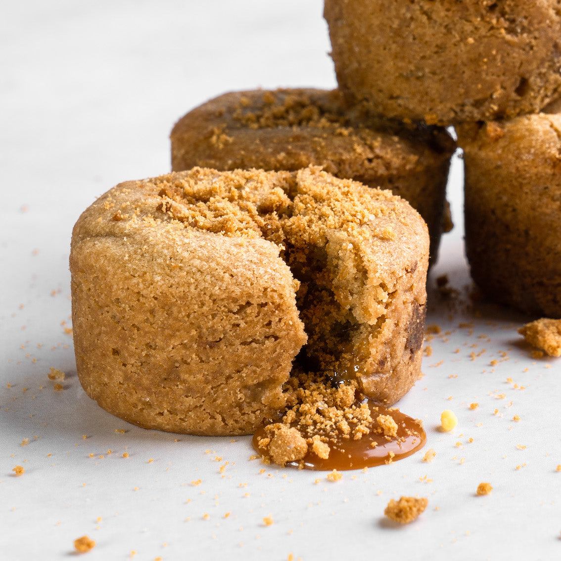 Salted Caramel Cookie muffin